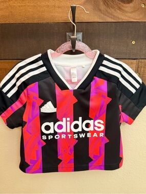 ADIDAS TIRO CROP TEE KIDS
